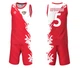 Баскетбольна форма RIGO CHAMPION Red-White XL - зображення 2