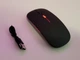 Бесшумная беспроводная мышь 2.4G + Bluetooth с аккумулятором, с подсветкой для ПК, ноутбуков, планшетов, черная - изображение 6
