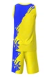 Баскетбольная форма RIGO CHAMPION Yellow-Blue XL - изображение 3