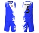 Баскетбольная форма RIGO CHAMPION Blue-White XL - изображение 2