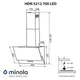Витяжка декоративна Minola HDN 5212 WH 700 LED - зображення 13