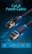 Патч-корд Vention 1м CAT8 SSTP RJ45 Ethernet 40Гбит/c (IKABF) - изображение 2