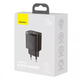Сетевое зарядное устройство Baseus Compact Quick Charger 20W (USB-A + USB-C) QC PD Black - изображение 9