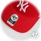 Кепка (тракер) 47 Brand New York Yankees (B-BRANS17CTP-RD) червоно-білий - зображення 2