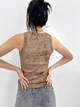 Трикотажна жіноча майка тай-дай Fashion 42/44 капучіно - зображення 3