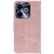 Чохол-книжка Crazy Horse Clasic для Infinix Hot 40i Rose Gold (Front) (55431) - изображение 3