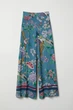 Брюки Regular Fit с вискозой для женщины H&M 0666230-001 42,L Комбинированный - изображение 1