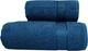 Набор 2 махровых полотенца LeLit для ванной 70x140 + 50x90 см 8015 Синий (le2000000261973) - изображение 1