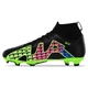 Бутсы футбольные с носком Zelart Zoom Run 220918B-2 размер 45 Black-Green - изображение 2