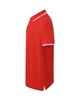 Мужская рубашка-поло JHK POLO REGULAR CONTRAST, красная футболка поло, с контрастными полосами, размер XL - изображение 4
