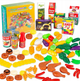 Набор фрукты овощи кухня аксессуары 120 элементов Kinderplay KP6108 - изображение 1