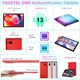 Планшет 10.1" Facetel Q6 6+6/128Gb 8 ядер Android 13 6000 mAh Красный Б/В - изображение 2