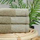 Полотенце махровое Home Line для ванны 70х140 Флора Оливковое 177671 - изображение 2