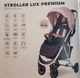 Коляска прогулочная FreeON LUX Premium Dusty Pink-Black Розовый черный Словения 44688 - изображение 8