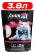 Наполнитель для котов cиликагелевый AnimAll Pink Petal 3.8 Л - изображение 1