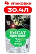 Наполнитель для котов cиликагелевый EtiCAT (ЭтиКЭТ) 30.4 Л Комплект 4ШТ - изображение 1