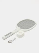 Мухобойка ловушка электрическая аккумуляторная перезаряжаемая с USB аккумулятором 400 мАч (476584-Prob) Белая - изображение 1