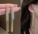 Жіночі висячі сережки Колосок Пшениці золото Fashion Jewelry (AN)25728 - зображення 1