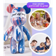 Флюїдне ведмежа WOW Creative Fluid Bear Набір для творчості з фарбами ведмедик 23 см Коричневий - зображення 5