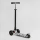 Дитячий самокат Best Scooter Maxi S-12208 Чорний з принтом з підсвічуванням коліс - зображення 4