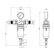Фільтр самоочисний Karro 3/4" KR-88044 прозрачний, в коробці - зображення 2