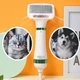 Расческа для животных фен для груминга 2в1 BRS White - изображение 1