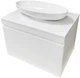 Тумба подвесная ADAMANT Astra W 70 с умывальником Andere New White - изображение 1
