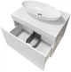 Тумба подвесная ADAMANT Astra W 70 с умывальником Andere New White - изображение 2