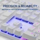 Ігрова клавіатура Mars Gaming MK422 / Механічна / Brown Switch / RGB підсвітка / UKR / White Б/В - зображення 6