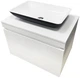 Тумба подвесная ADAMANT Astra W 70 с умывальником Lower New Black Matte/White Glossy - изображение 1