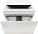 Тумба подвесная ADAMANT Astra W 70 с умывальником Lower New Black Matte/White Glossy - изображение 4