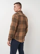 Рубашка утепленная мужская Olis-Style Рубашка клетка 52 Бежевая (ROZ6501003801) - изображение 3