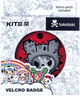 Бейдж на липучці Kite tokidoki Сіро-червоний (TK24-3011-2) - зображення 1