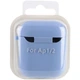 Силиконовый футляр с микрофиброй для наушников Airpods 1/2 Голубой / Lilac Blue - изображение 6