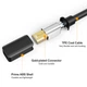 Переходник Mini DP на HDMI кабель адаптер HDMI на Mini Displayport для MacBook на TV монитор проектор PAVLYSH PA-7 - изображение 4