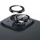 Защитное стекло Epik Metal Classic на камеру (в упак.) для Apple iPhone 15 (6.1") / 15 Plus (6.7") Темно-Серый / Graphite - изображение 3
