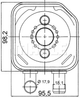 Радіатор оливи Passat/ A4/A6 2.5TDI 00-06, MAHLE/KNECHT (CLC165000S) - зображення 2