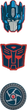 Набір бейджів на липучці Kite Transformers Блакитно-синій х 3 шт (TF24-3012) - зображення 2