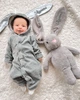 Персоналізований дитячий комбінезон сірий розмір 74 HeyBaby - изображение 5