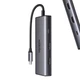 Концентратор USB-C UGREEN CM498 Адаптер для Macbook Air Pro iPad Pro M2 M1 Type-C 6 in 1 HDMI 8K 30Hz PD100W USB C HUB Gray (15852) - изображение 8