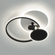 Люстра світлодіодна ESLLSE з пультом ECLIPSE R 75W 480×425×130мм Чорно-біла - зображення 1