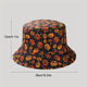 Панама літня сонцезахисна універсальна двостороння 55-59 см з принтом Гарбуза Чорна - зображення 3
