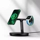 Беспроводное зарядное устройство для Baseus Swan 3-in-1 Wireless Magnetic Charging Bracket 20W Black (WXTE000101) - изображение 2
