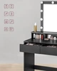 Туалетный столик Black Loft_Apartament 80 х 40 х 145 см цвет черный - изображение 5