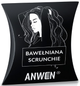 Gumka do włosów Anwen Scrunchie bawełniana Czarna (5907222404775) - obraz 1