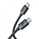 Кабель Baseus Crystal Shine Series Fast Charging Data Cable Type-C to Type-C 100W 20V 5A 1.2м (CAJY000601) Black - изображение 3