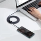 Кабель Baseus Crystal Shine Series Fast Charging Data Cable Type-C to Type-C 100W 20V 5A 1.2м (CAJY000601) Black - изображение 7