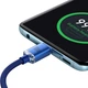 Кабель Baseus Crystal Shine Series Fast Charging Data Cable Type-C to Type-C 100W 20V 5A 1.2м (CAJY000603) Blue - изображение 7