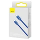 Кабель Baseus Crystal Shine Series Fast Charging Data Cable Type-C to Type-C 100W 20V 5A 1.2м (CAJY000603) Blue - изображение 9