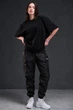 Штани Карго Without Vader Reflective Woman M Black 423769671 - зображення 2